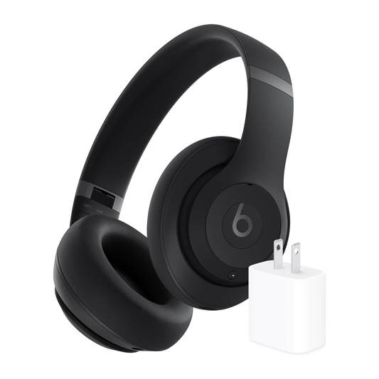 Beats Studio Pro Bluetooth Noise Cancelling Headphones with Apple 20W USB-C Adapter