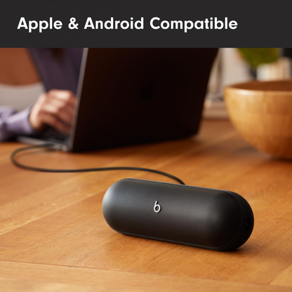 Beats Pill Portable Bluetooth Speaker Matte Black with Apple 20W USB-C Power Adapter