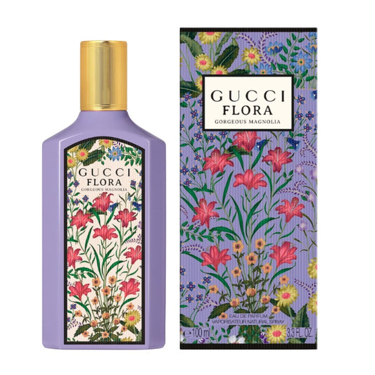Gucci Flora Gorgeous Magnolia Eau de Parfum Spray for Women 3.3 Oz 100ml